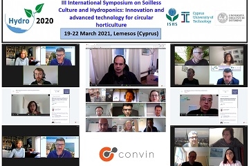 CONVIN - 3ο Διεθνές Συμπόσιο Υδροπονίας, Καλλιεργειών Εκτός Εδάφους και Ενυδρειοπονίας